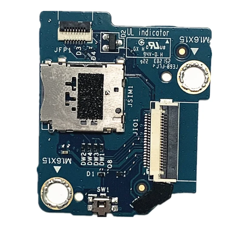 

Для Dell Latitude 7320 SD Card Reader Switch Button Board FDB33 LS-K241P