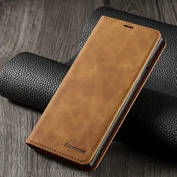 Leather Flip Wallet Cover - Durable and Stylish Protection - Galxy A15 (Brown)