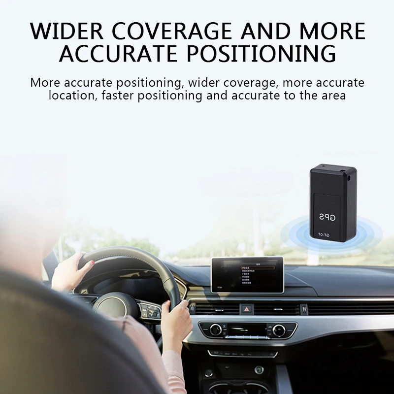 

Portable GPS Tracker Mini GF-07 GPS Car Tracker Positioner Car Motorcycle Real Time For Vehicle Pets Children Anti-Lost Locator