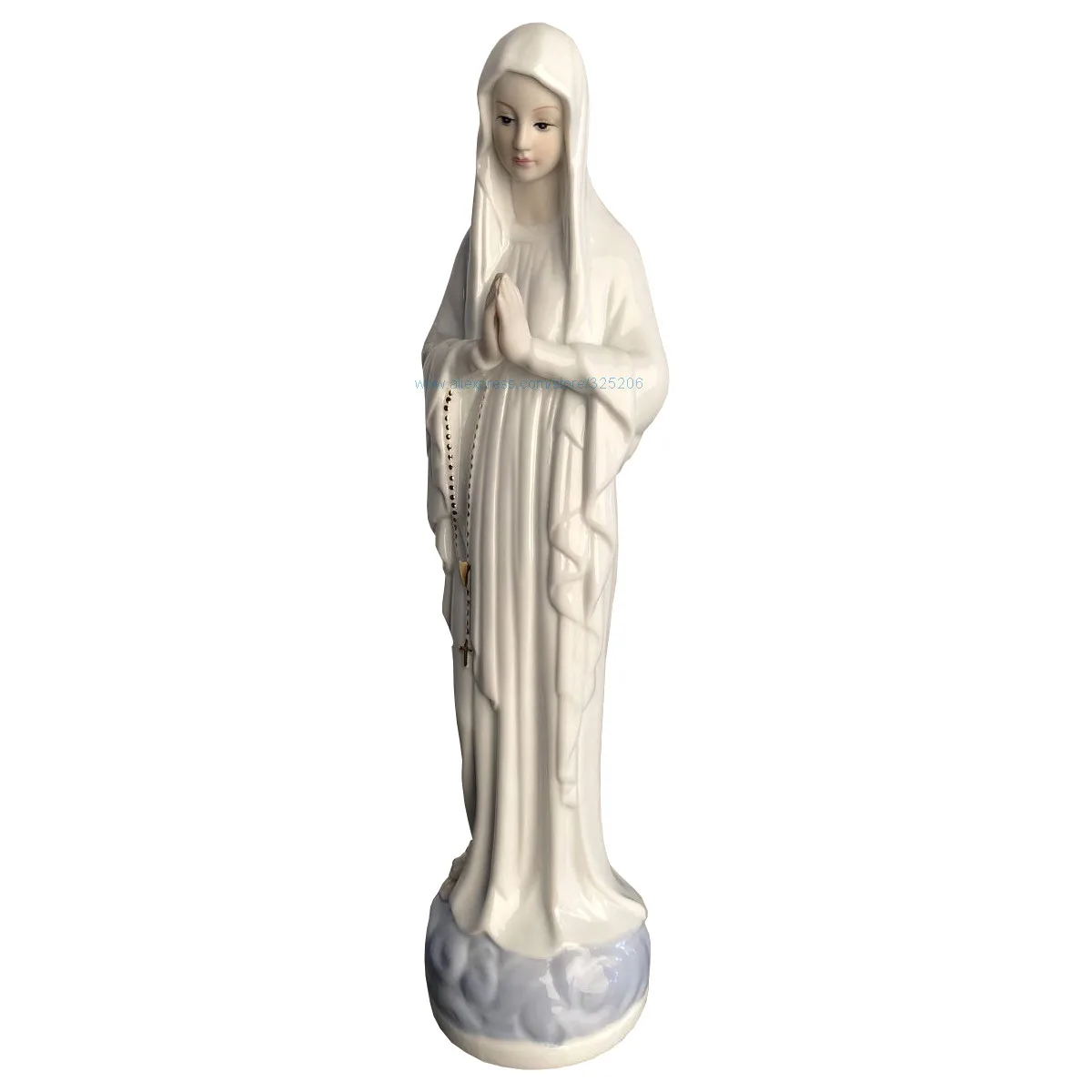 Blessed Virgin Mary Statue Praying Madonna Figure Religious Catholic