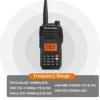 Quansheng TG-UV2 Plus Walkie Talkie Type-C Charging 10W Superheterodyne 4000mAh Battery High Power VHF UHF Long Range FM Radio 6