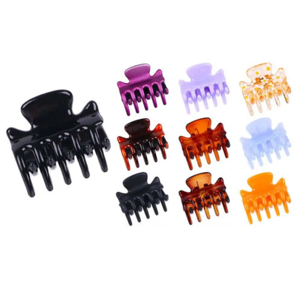 Simple Mini Gifts Plastic Women Fashion Crab Hair Clip Hair Clip Hair Claw Hair Clamps