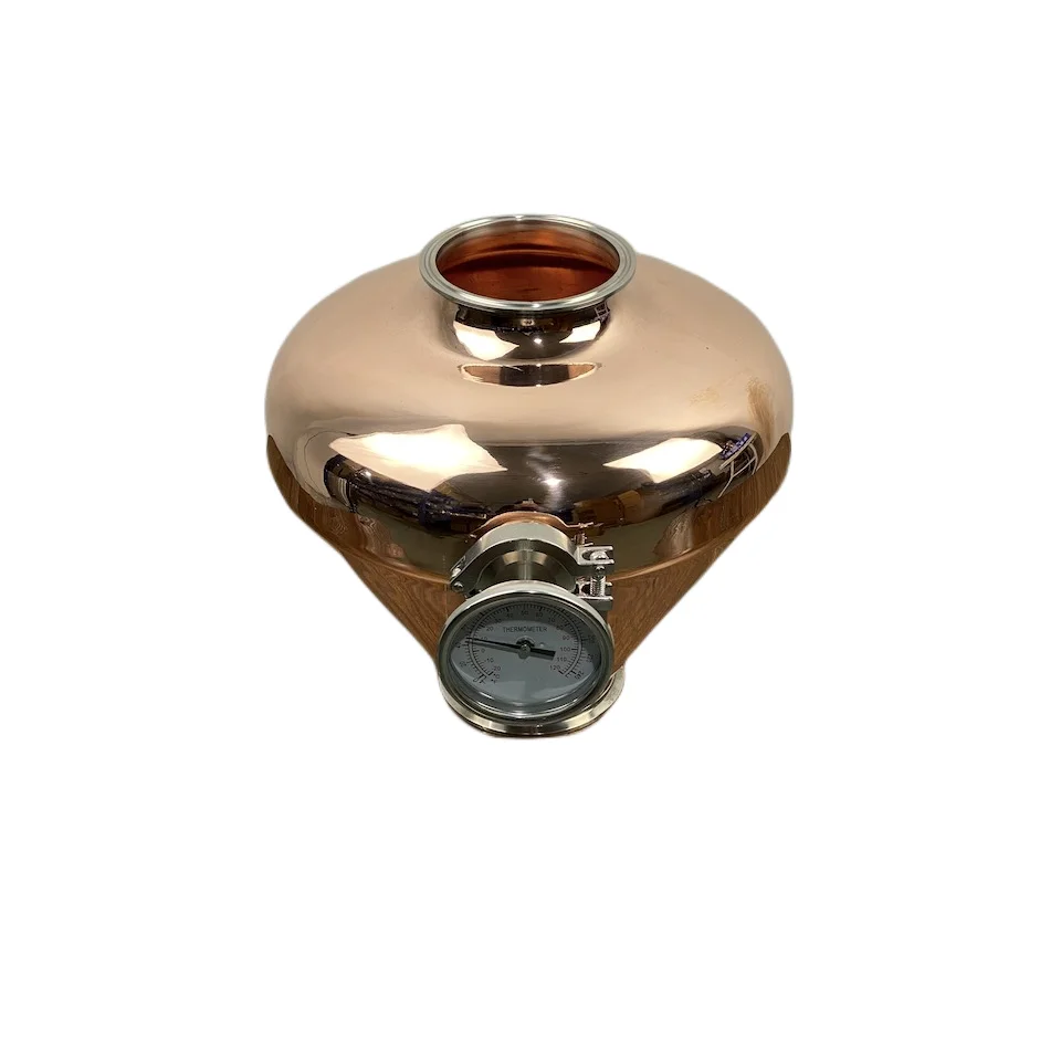 4" Whiskey Helmet , Onion head 12L, Pure Copper 99,99,Copper Onion