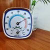 Hygrometer Thermometer Outdoor Temperature -30 - 50℃ 120x120x23mm 20 - 99%RH ABS Gauge Glass Lens No Battery Required 5