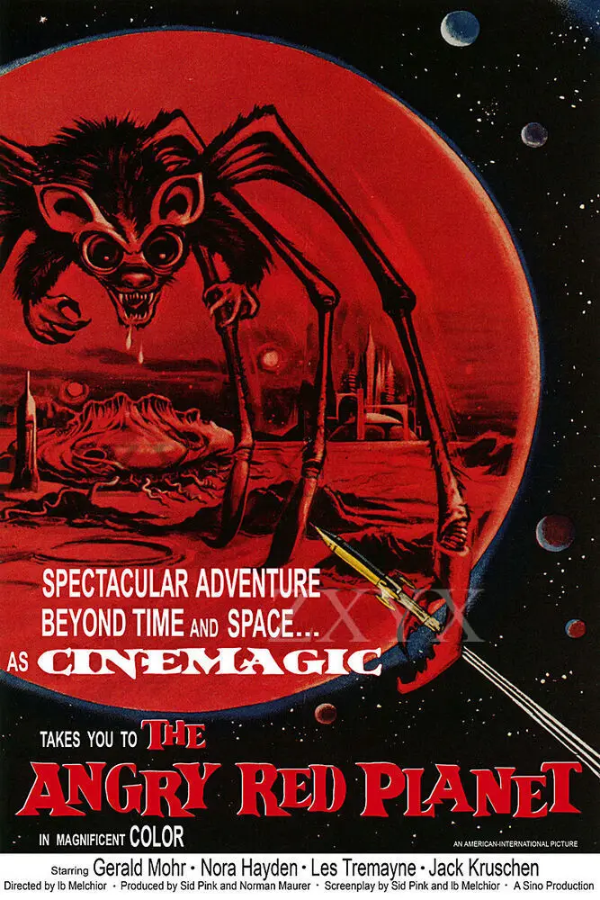 

The Angry Red Planet Vintage Movie Poster