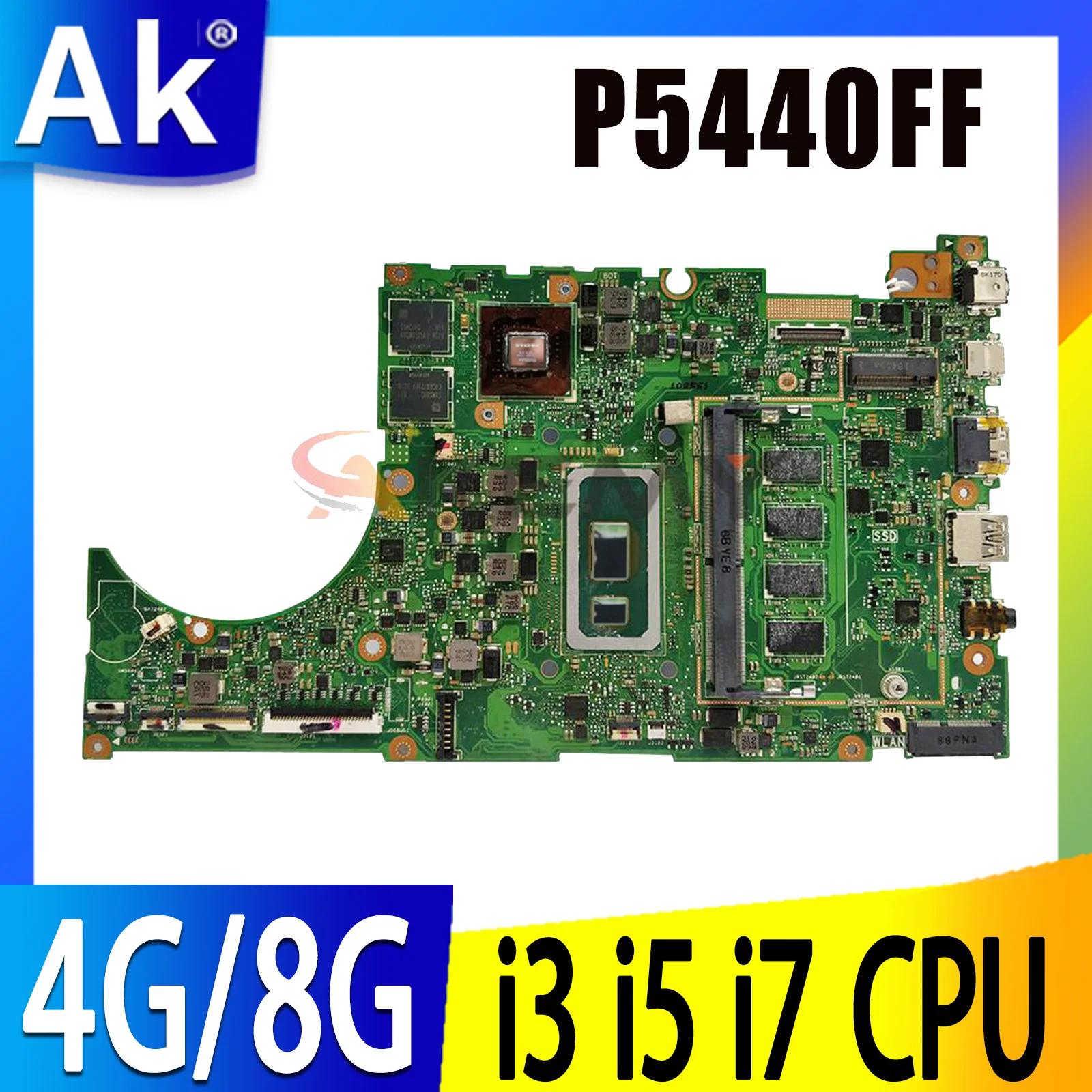 P5440F Mainboard For ASUS PRO P5340FF P5440UF P5440FF Laptop