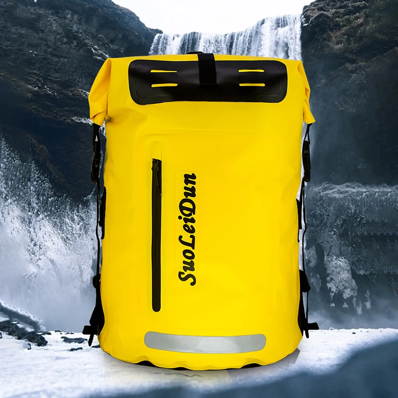 Tactical Backpack PVC Outdoor Sports Backpack Large Capacity 35L 55L 85L Fishing Storage Bag Beach Swimming Rafting River Rafting Boating Bags