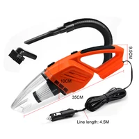 Car Vacuum Cleaner Portable Wet And Dry dual-use Vacuum Cleaner Powerful Handheld Mini Vaccum Cleaners High Suction 12V 120W 6