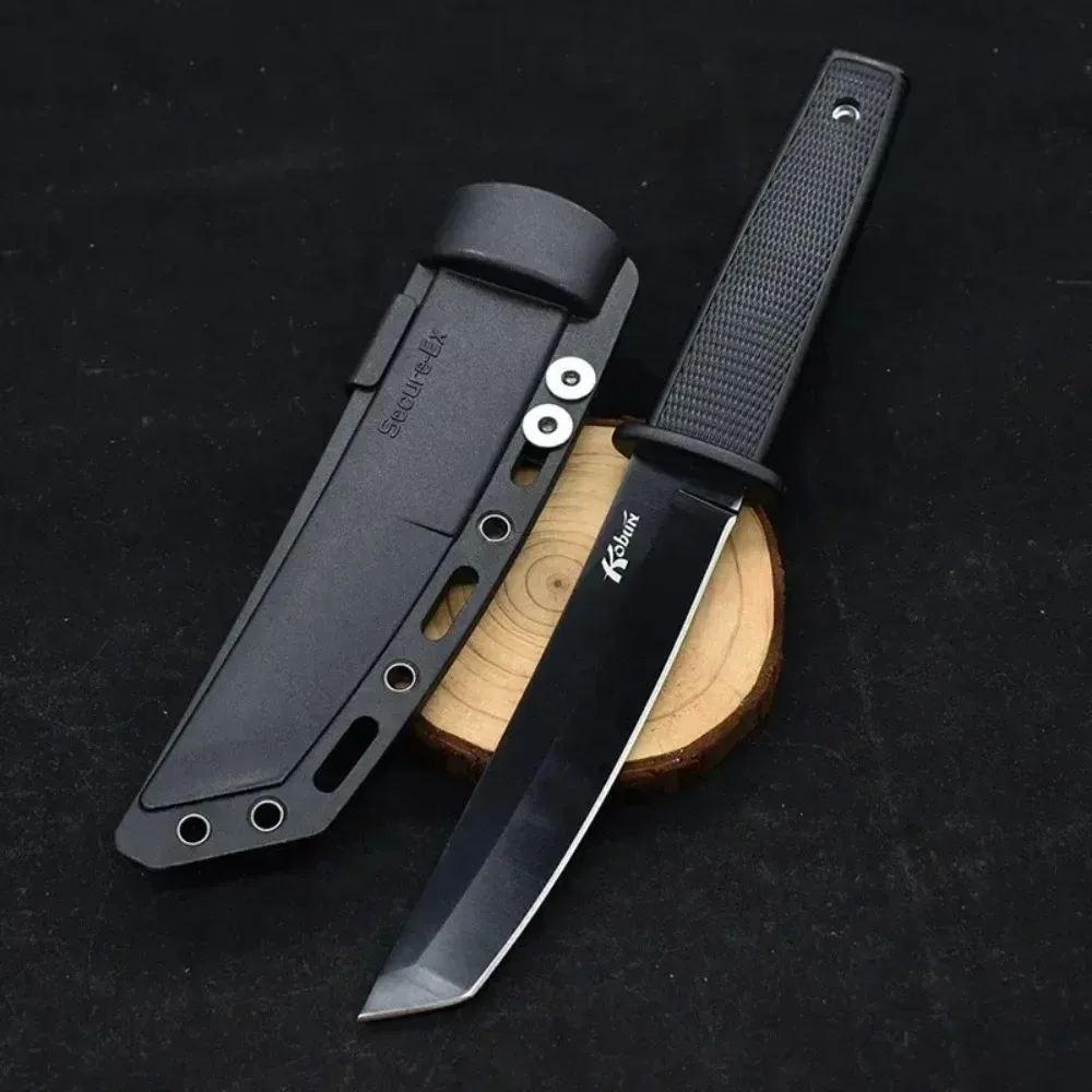 Cold Kobun Survival Fixed Self Defense Outdoor Knife Tactical EDC Multitools Camping Straight Knife for Outdoor Adventure 5