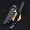 Cold Kobun Survival Fixed Self Defense Outdoor Knife Tactical EDC Multitools Camping Straight Knife for Outdoor Adventure 5