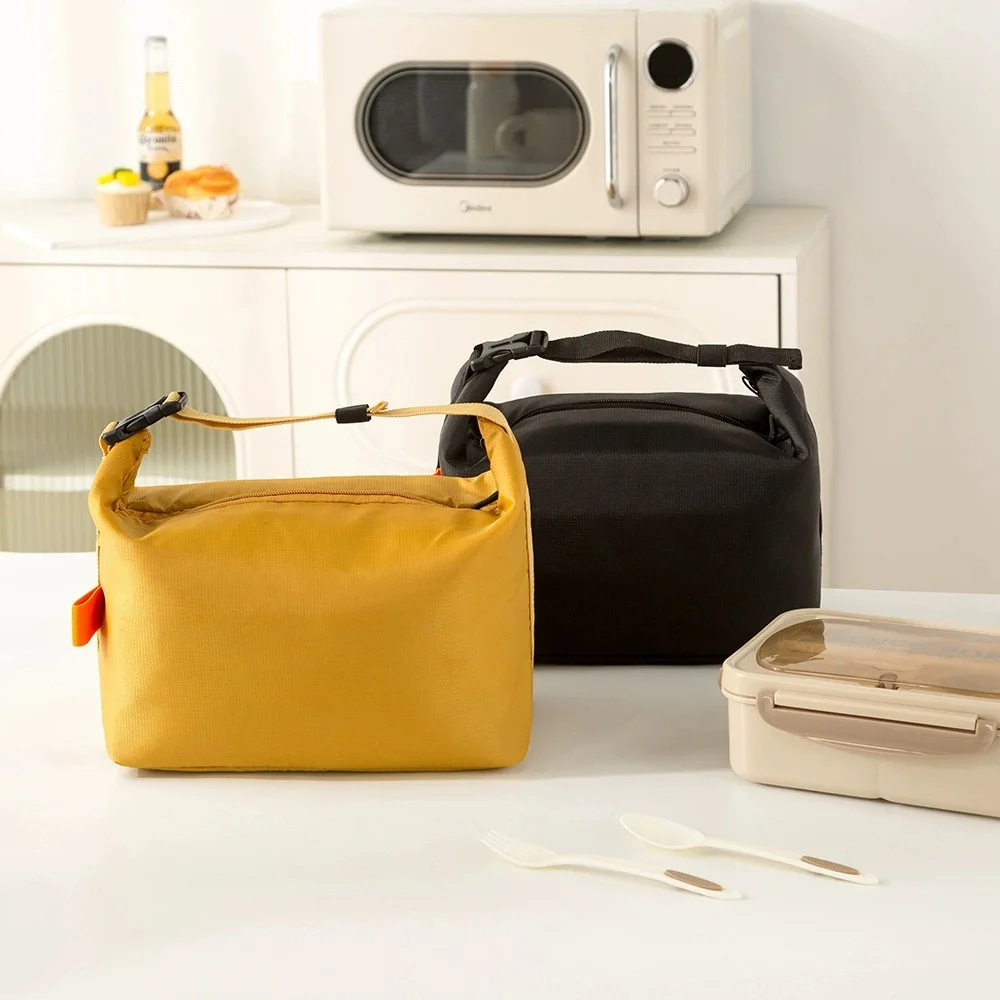 Lunch Bag Insulated Lunch Box, Small Leakproof Cooler Food Lunch Containers Reusable High Capacity Bags for Work, Travel - 2