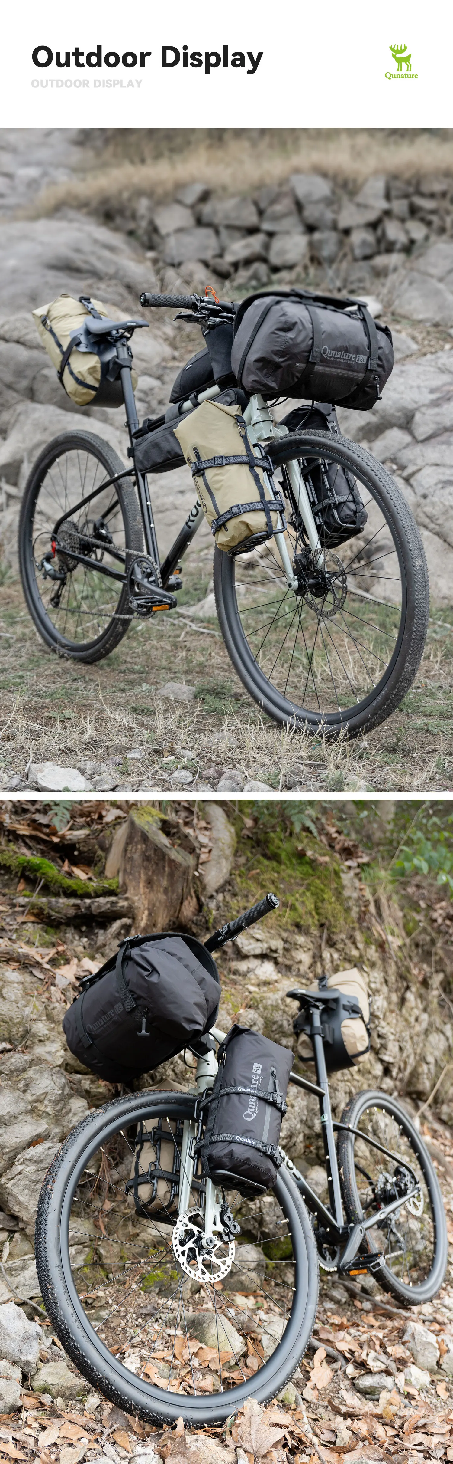 Bikepacking-Setup Reiseansicht