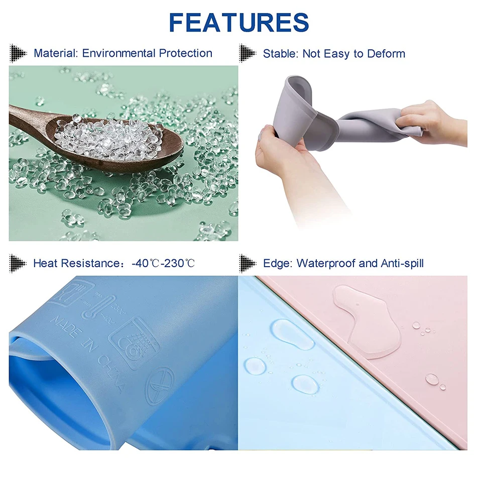 Silicone Slap Mat for Resin 410x310mm, Clean-up or Resin Transfer Silicone Slap  Mat to Protect Work Surface for Photon - AliExpress