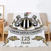Warm Blankets for Cold Newcastle United Knitted Plaid Cotton Blanket King Size Picnic Throw Blanket for Sofa Luxury Bedding Knee 1