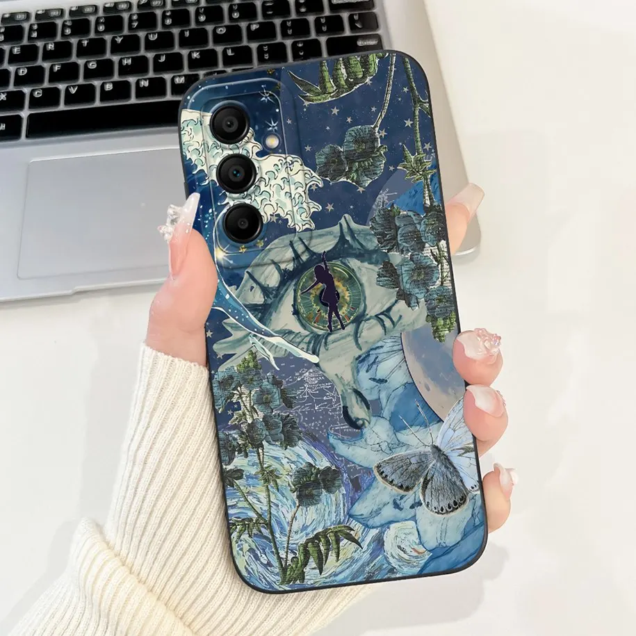 Floral Fashion Soft Silicone Phone Case - Elegant Flower Design