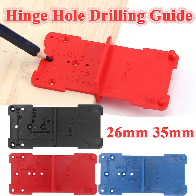26/35mm Hinge Hole Drilling Guide Positioning Ruler Hole Locator