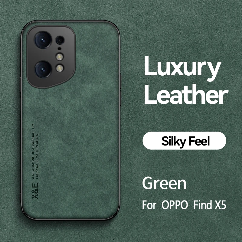 Magnetic Leather Shockproof Phone Case Cover
