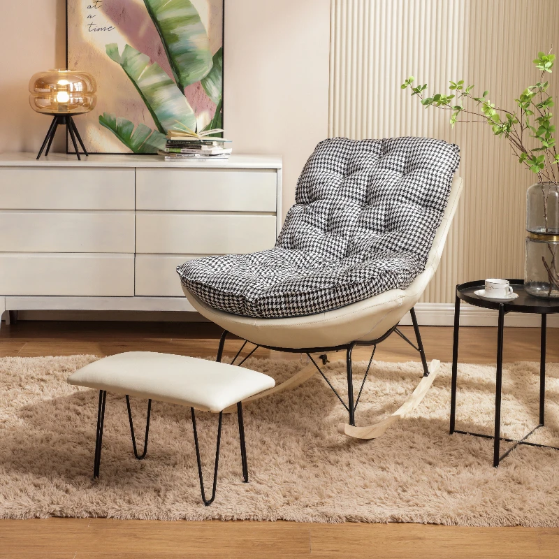 

Кресло-качалка для гостиной, прозрачный эргономичный дизайнерский стул для взрослых в скандинавском стиле, уникальная удобная мебель в стиле постмодерн