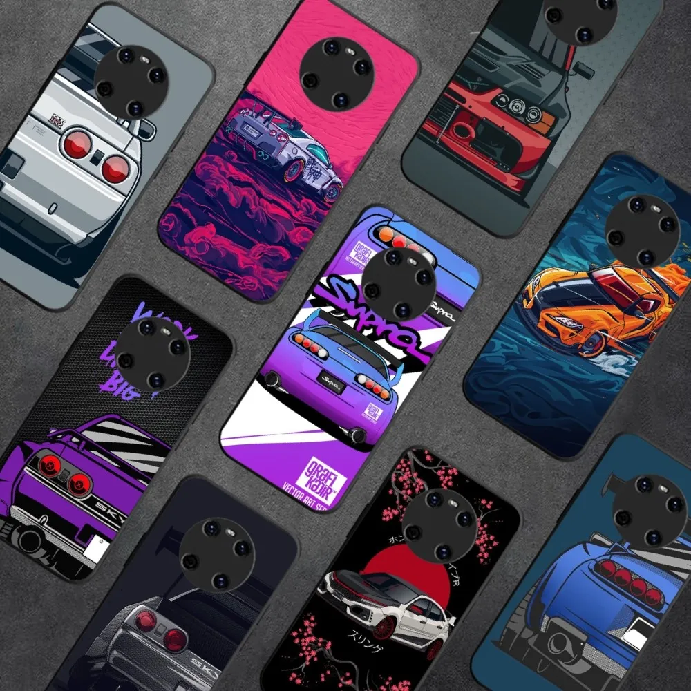 

Japan sports car jdm drift Phone Case For Huawei Y9 6 7 5 Prime Enjoy 7s 7 8 plus 7a 9e 9plus 8E Lite Psmart Shell