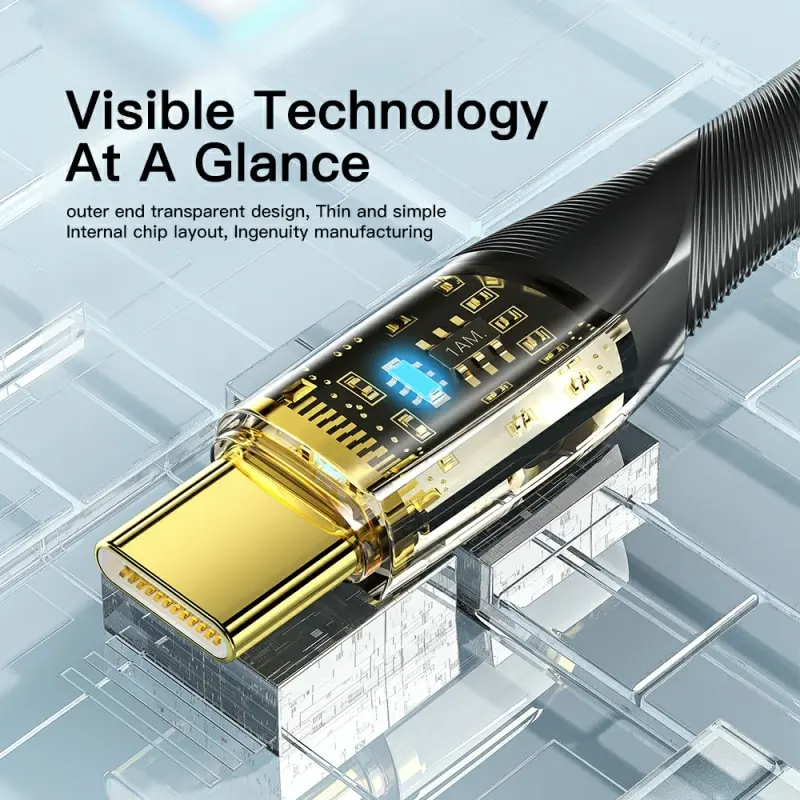 Essager 7A USB Type C Cable - 100W Fast Charging Data Cord