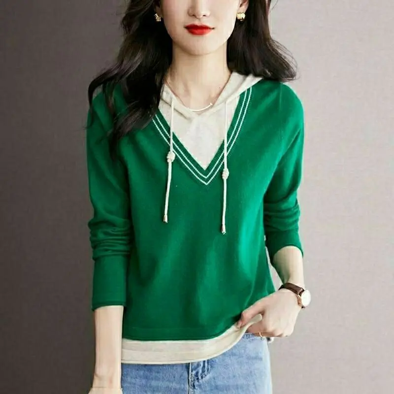 

Женский Укороченный свитшот в полоску, с длинным рукавом