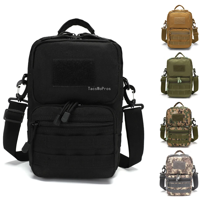 

Тактическая нагрудная сумка с системой Molle, маленькие сумки для боевых тренировок, рюкзак кросс-боди для активного отдыха, походов, скалолазания, спорта