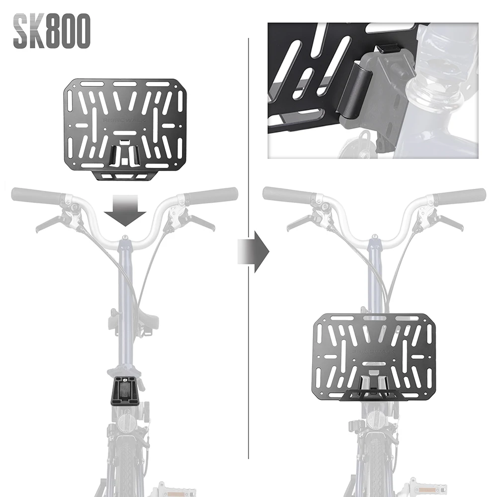Rhinowalk Bike Front Rack DIY Carrier Block Support Bags Box
