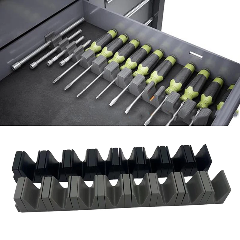 Schraubenschlüssel-Organizer Modulares System Magnetischer Schraubenschlüssel-Organizer für Werkzeugkasten-Schublade, Modulares Schraubenschlüssel-Aufbewahrungsregal – Detail 1