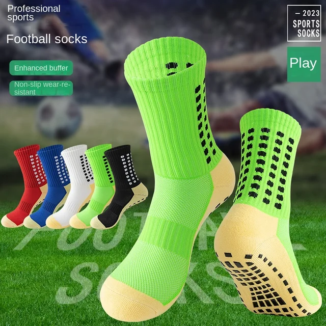1 pair, men's football socks, thick towel socks, anti slip and wear-resistant middle tube 2