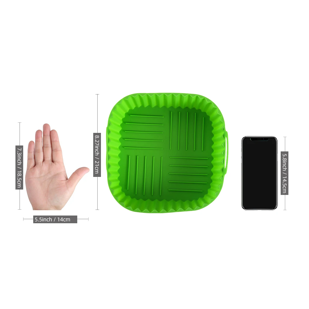 Air Fryer Paper Liners silicone Parchment Paper Liner for Microwave Non-Stick Square Free of Bleach air fryer liners