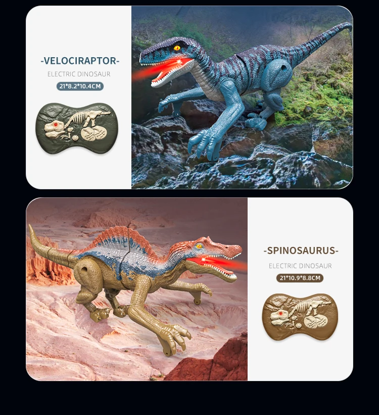 Laser Tracking RC Dinosaur Toy for Kids