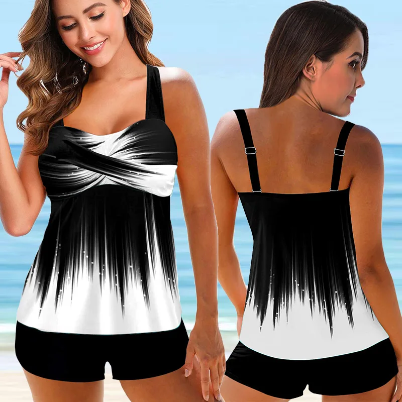 Bikini Set Bikini Swimsuit Women Swimwear Women Beachwear Swim Rainbow Fire Summer Tankini Monokini Two Pieces Bikini Set Swimsuits Womens S-6XL