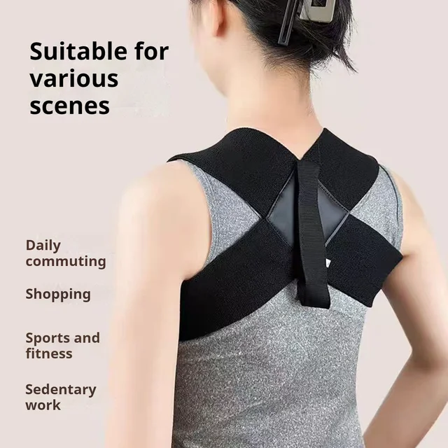 Posture Corrector for Back Support Lightweight Upper Back Brace for Neck Shoulder and Clavicle EVA Training Belt 3