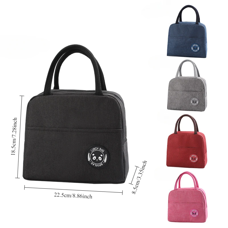 Thermal Lunch Handbag with Aluminum Foil Insulation