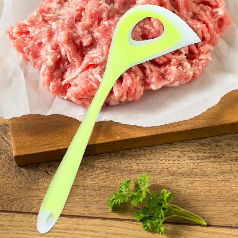 Meatball Maker Tool 2 Pieces Silicone Meat Baller Spoon Meatball Maker Fish Ball Spoon Practical Making Tool With