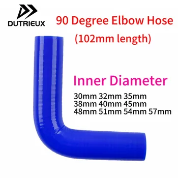 일반 실리콘 냉각수 인터쿨러 파이프 튜브 호스, 90 도 엘보, ID 30mm, 32mm, 35mm, 38mm, 40mm, 45mm, 48mm, 51mm, 54mm, 57mm