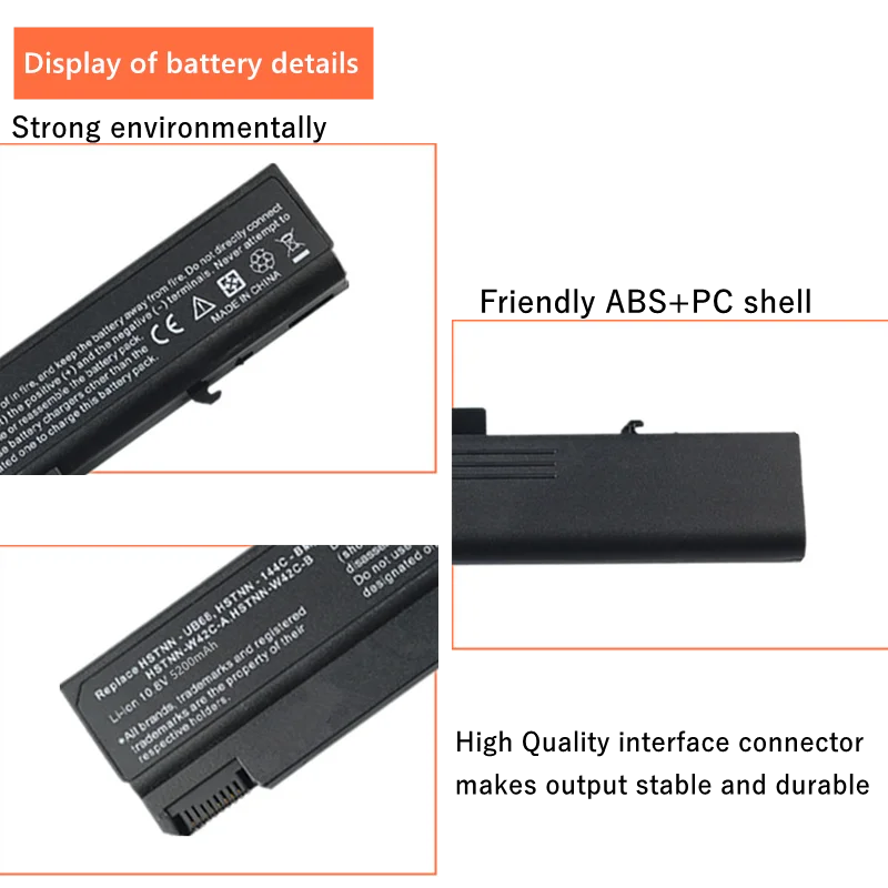 Replacement Laptop Battery For HP Models - 11.1V 7740mAh, Compatible With 657240-151, HSTNN-DB3F, VT06XL, Etc.