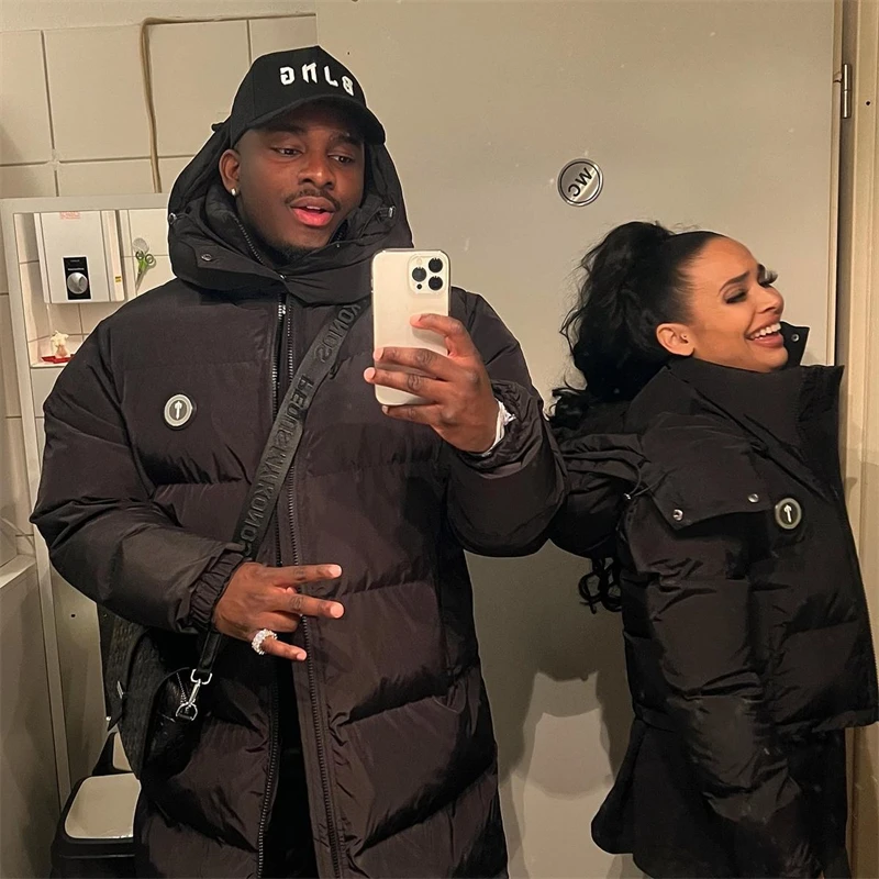Trapstar London Down Jacket Women Irongate Detachable Hooded Puffer 2022  Women Fashion High Quality Winter Coat - AliExpress