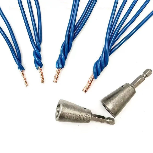 Quickly Wire Twister 1.5-6 Square 2-6Way Twister Wire Cable 6mm Hexagonal  Handle Electrical Cable Twister For Power Drill Driver - AliExpress