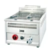OT71A Commercial Restaurant Adjustable LPG Gas Deep Fryer With Temperature Control 3