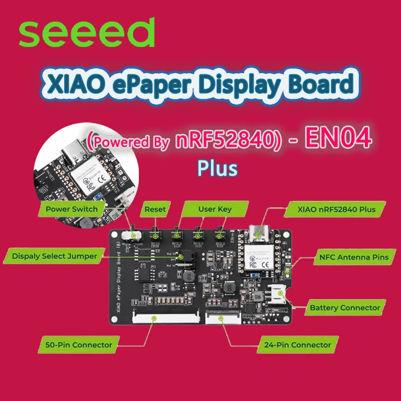 Unlock Ultra-Low Power Display: DESPI-C102 Connection Board for 1.02-Inch E-Paper HAT, E Ink HAT Adapter Board - 7