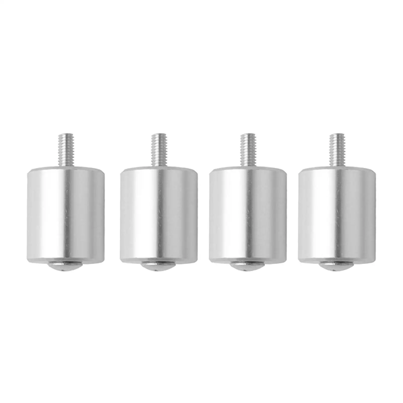 4 Pieces Roof Rack Mounting Fitting Kit Mounting Fitting Kit for Silver Installation Accessories