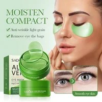 60pcs(30pair) SADOER Aloe Collagen Soothing Eye Mask Moisturizing Repair Eye Dry Eye Mask 1