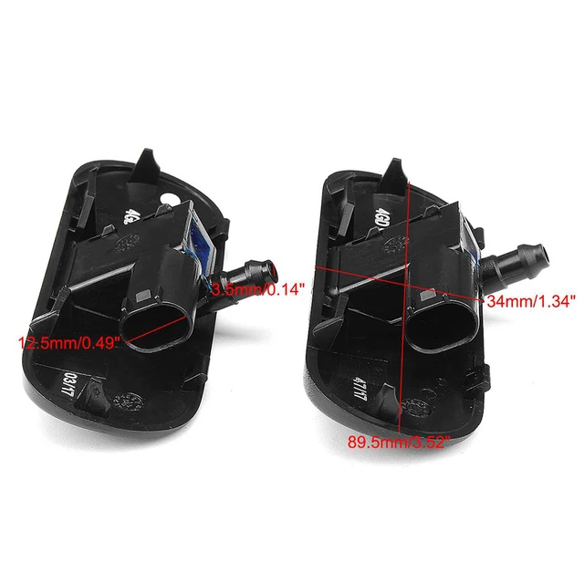 Ugelli Lavavetri Riscaldati XUKEY Per Audi A4 B8 - Compatibili Con A1, A3, A5, A6, A7, A8, Q3, Q5, Q7 - Foto 9