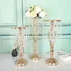 8/ 10 PCS Quisite Flower Vase Twist Shape Stand Golden/ Silver Wedding/ Table Centerpiece Road Lead Home Decor 3