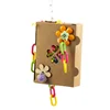 Bird Chewing Paper/ Rattan Toy Small Parrot Hanging Parrot Molar Toy for Cage 4