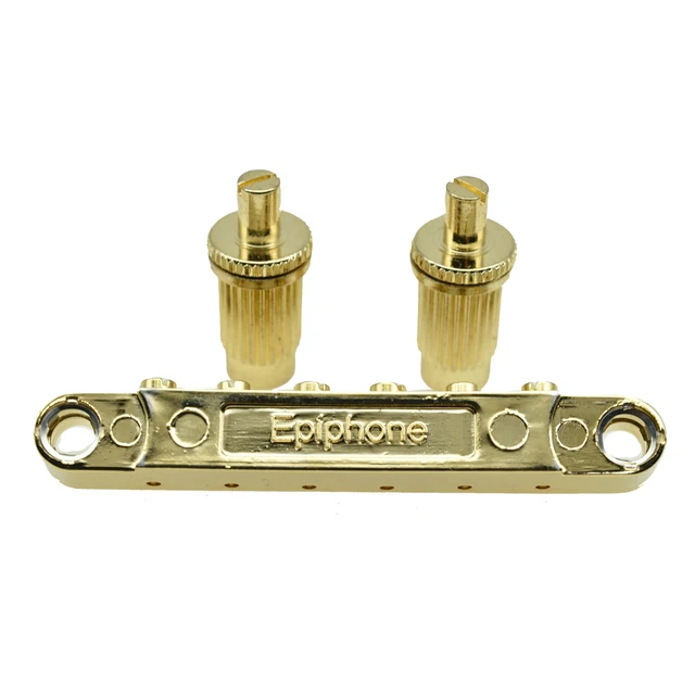 Set Cordiera E Ponte Tune-o-Matic Per Chitarra Elettrica - Compatibile Con Epiphone Les Paul, SG, ES - Argento - Foto 4