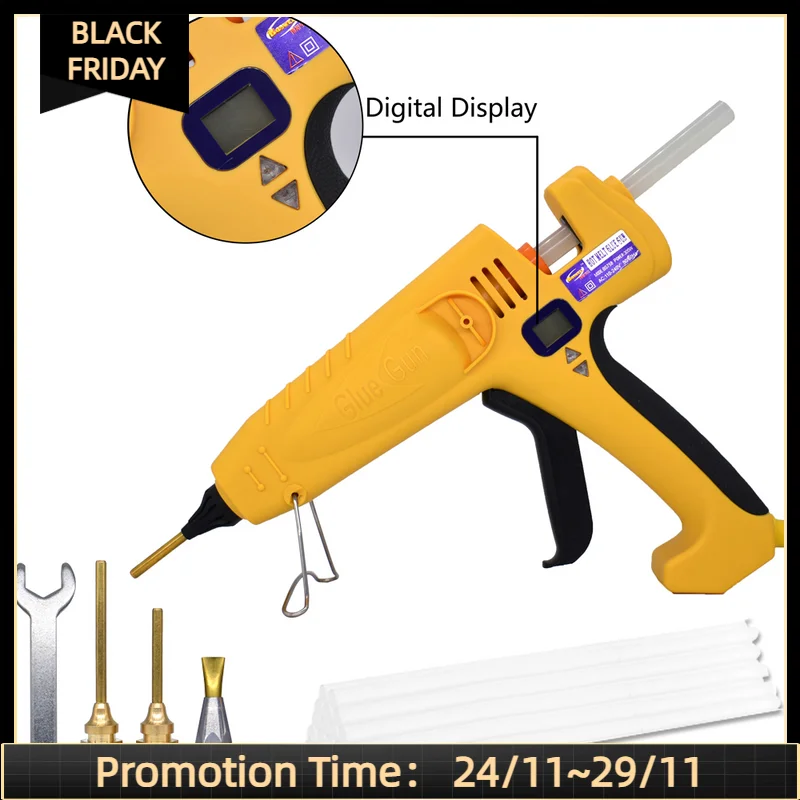 500w Industrial Highpower Glue Gun Adjustable Temperature Digital