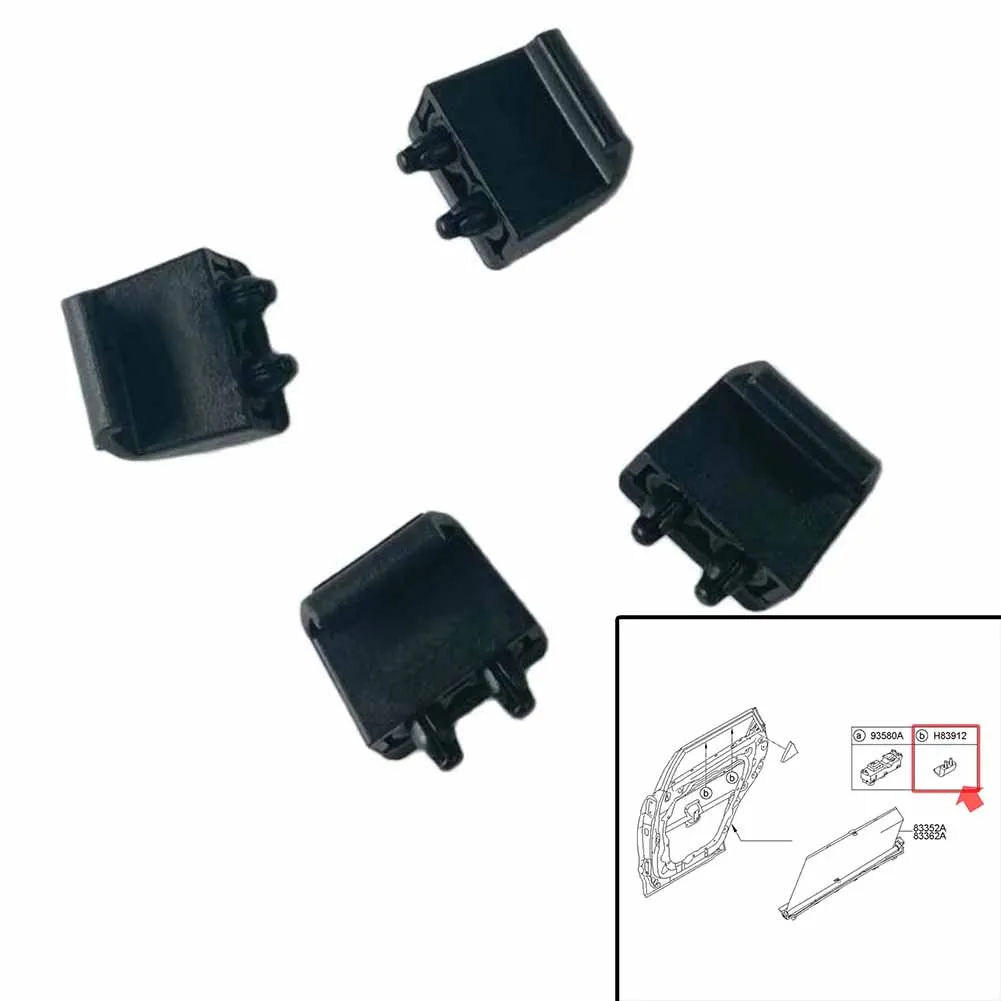 

4pcs Curtain Hook Exterior Accessories For Hyundai Santa Plastic Rear Sun Shade Blind 839122W000 Electric Components