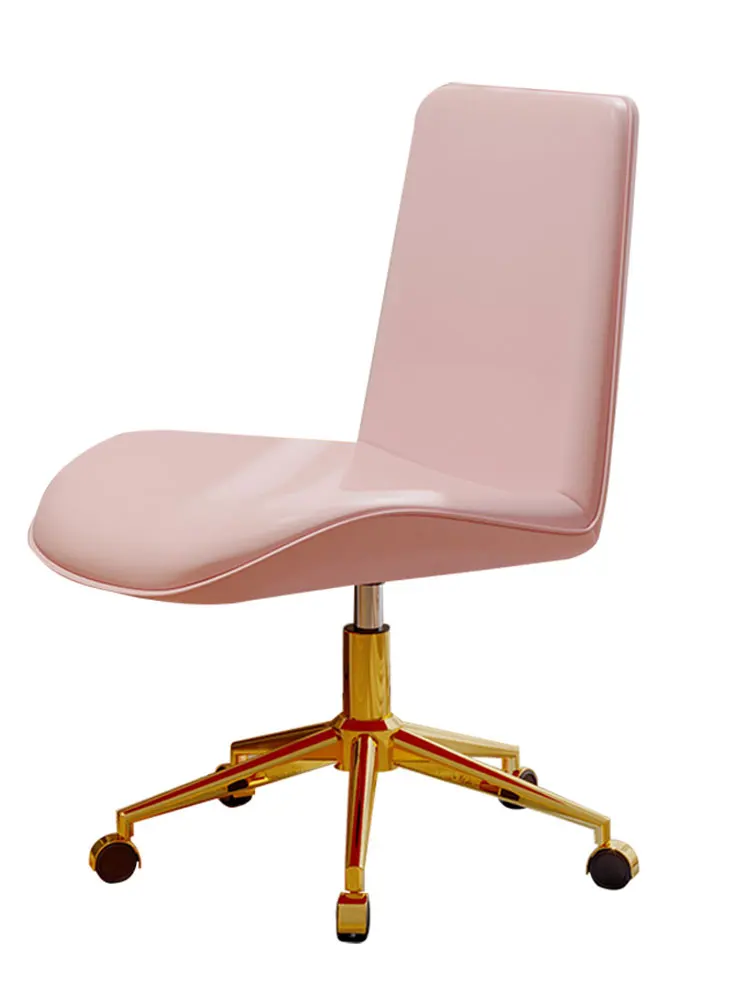 Nordic Luxury Computer Chair Golden Base Sliding Wheelchairs Comfortable And Long-Lasting Dormitory Chairs office seats chairs ventilated cool cushions fans breathable and a great tool for long term sitting during work